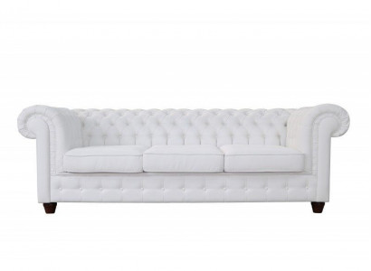 Design Klassiker Chesterfield Big XXL Couch Leder Textil Sofas Couchen 3 Sitzer