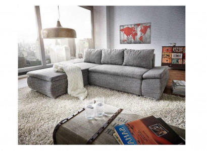 Schlafsofa Design Ecksofa Schlafsofa Bettfunktion Couch Polster Textil Sofas