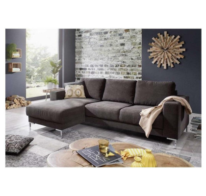 Wohnlandschaft L-Form Ecksofa Couch Design Polster Textil Garnitur Sofa