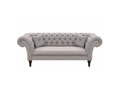 Chesterfield Design Couch Polster Leder Textil Sofa Sofas Couchen 3er Sitzer Neu