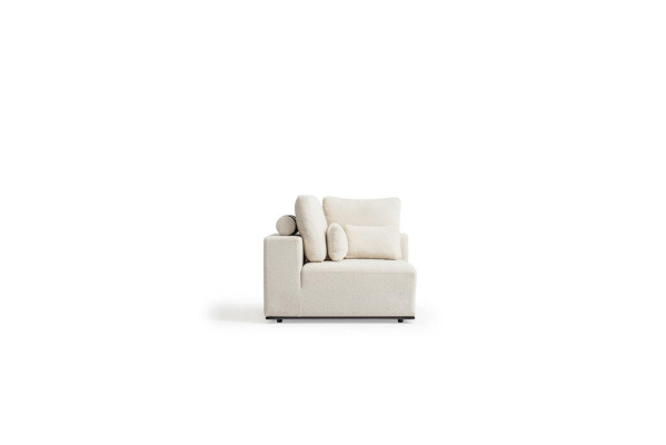 Loungemöbel-Set Wohnzimmer Beige Polstersofa Couchgarnitur Möbel Neu