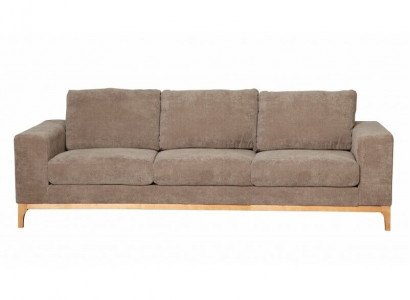 Sofa 3 Sitzer Couch Polster Sofas Couchen Wohnzimmer Design Textil Stoff Neu