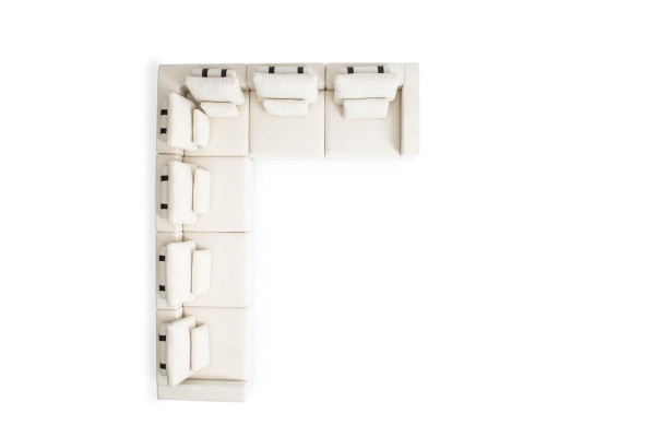 Sofagarnitur L-Form Designer Polstersofa Design Sessel Polstermöbel Ecksofa