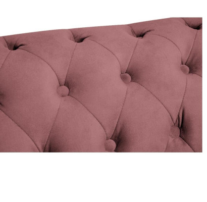 Klassische Möbel Chesterfield 3 Sitzer Couch Textil Stoff Sofa Edles Design Neu