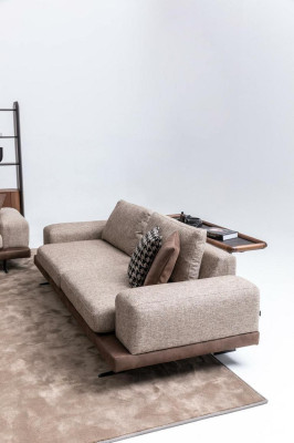 Große Polstersitzgruppe Fünfsitzer Dreisitzer Sessel Wohnzimmermöbel Set