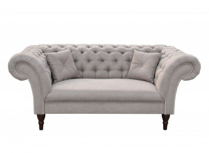Chesterfield Design Sofa Couch 2 Sitzer Polster Sofas Couchen 2er Garnitur Neu