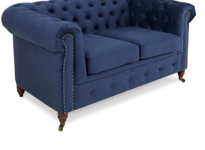 designer 2 Sitzer Textil Sofas Couchen Neu Chesterfield Couch Polster