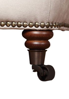 Sofa 2 Sitzer Chesterfield Couch Textil Stoff Sofa Möbel Edles Design