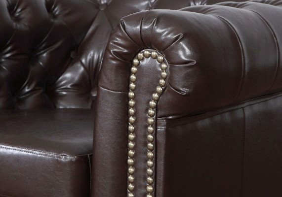 Design Sofa 2 Sitzer Couch Chesterfield Polster Sitz Garnitur Leder Textil Neu