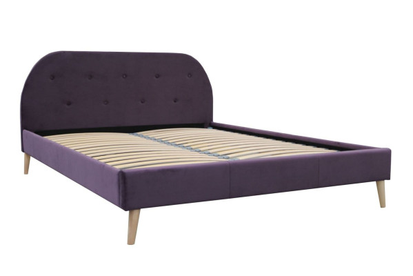 Designer Bett Betten Ehebett Doppelbett Polsterbett Schlafzimmer Textilbett