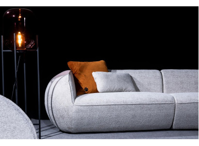 Wohnzimmermöbel Set Fünfsitzer Sessel Polstermöbel Sofa Möbel Design 2tlg