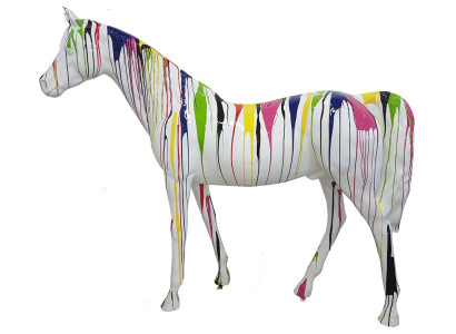 Designer Abstrakte Figur Moderne Figuren Dekoration Pferde Garten Skulpturen Neu