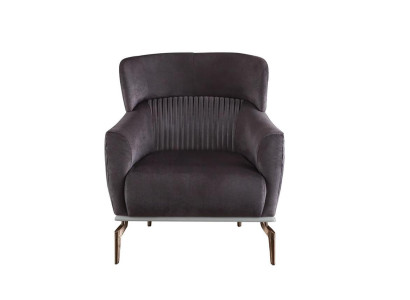 Sessel Modern Schwarzer Lounge Club Wohnzimmer Textil Luxus Design