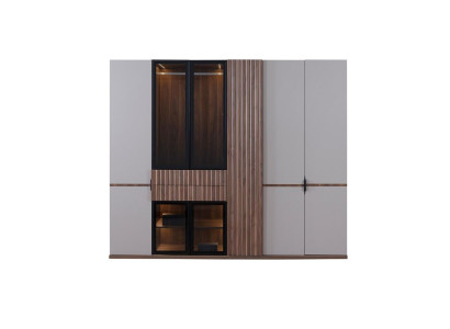 Schrank Kleiderschrank Schlafzimmer Schränke Modern Holz Luxus 260cm