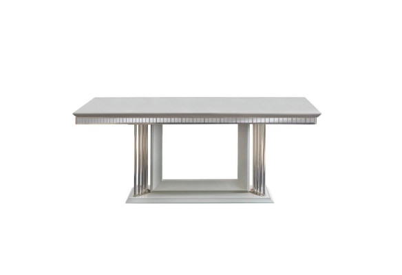 Exclusive Designer Esstisch Modern Möbel in Esszimmer Weiße Tisch 200x100