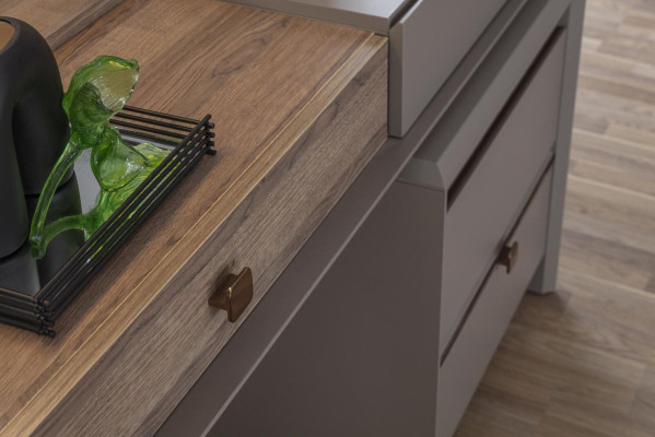 Moderner luxus Schminktisch in Schlafzimmer Konsole Tisch Neu Grau