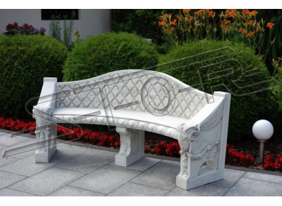 Antik Stil Stein Sessel Bank Stuhl Garten Terrase Edler Dekor Design Thron