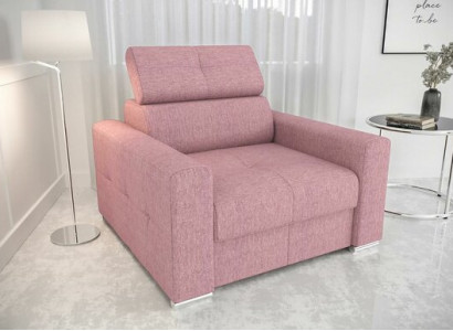 Sessel Moderner Lounge Club Wohnzimmer Modern Textil Stoff Rot Kreative Möbel