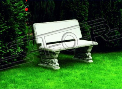 Bank Garten Design Antik Stil Stein Terrasen Möbel Bänke Außen