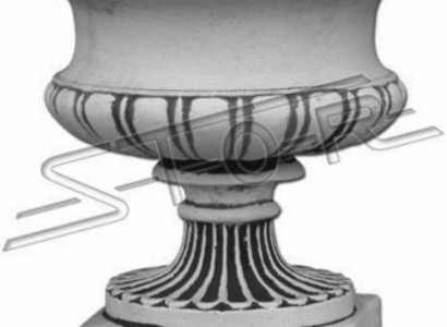 Blumenkorb Blumen Vase Gefäss Figuren Garten Terrasse Dekoration Statue