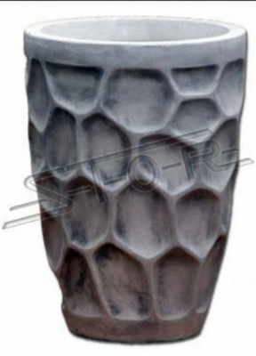 Blumenkübel Natur Pflanz Kübel Dekoration Vasen Garten Figur Blumentöpfe