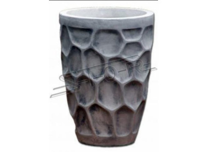 Blumenkübel Natur Pflanz Kübel Dekoration Vasen Garten Figur Blumentöpfe