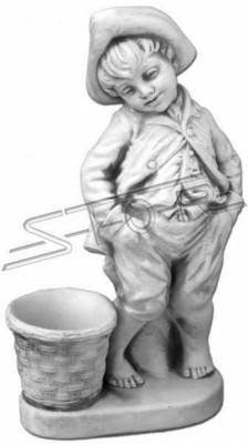 Blumenkübel Pflanz Kübel Dekoration Blumentöpfe Garten Vasen Figur Natur