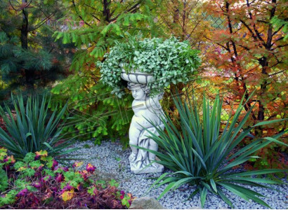 Blumenkübel Pflanz Kübel Dekoration Figur Garten Natur Blumentöpfe Vasen