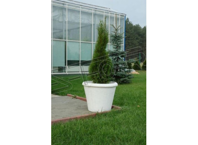 Blumenkübel Pflanz Kübel Dekoration Figur Vasen Garten Blumentöpfe Natur