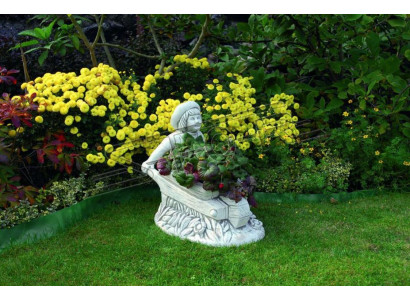 Blumenkübel Pflanz Kübel Dekoration Figur Vasen Natur Blumentöpfe Garten