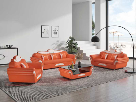 Couchgarnitur Sofagarnitur Ledersofas Sofa Komplette 3tlg Sofas Braun