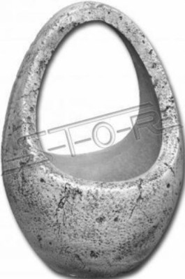 Blumenkübel Pflanz Kübel Dekoration Garten Vasen Blumentöpfe Figur Natur