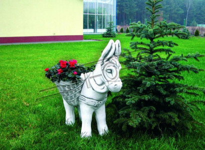 Blumenkübel Pflanz Kübel Dekoration Natur Figur Blumentöpfe Garten Vasen