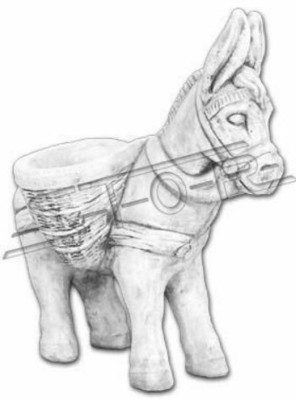 Blumenkübel Pflanz Kübel Dekoration Natur Figur Blumentöpfe Garten Vasen