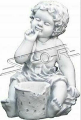 Blumenkübel Pflanz Kübel Dekoration Natur Garten Blumentöpfe Vasen Figur