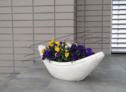 Blumenkübel Pflanz Kübel Dekoration Natur Vasen Garten Figur Blumentöpfe