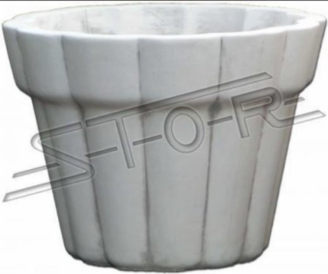 Blumenkübel Pflanz Kübel Dekoration Vasen Garten Natur Figur Blumentöpfe