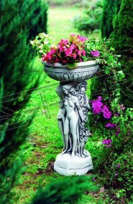 Blumenkübel Pflanz Natur Kübel Dekoration Figur Blumentöpfe Garten Vasen