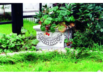 Blumenkübel Pflanz Natur Kübel Dekoration Figur Vasen Garten Blumentöpfe