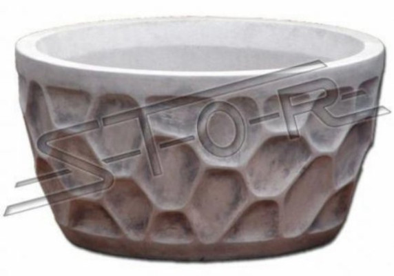 Blumenkübel Pflanz Natur Kübel Dekoration Vasen Garten Figur Blumentöpfe