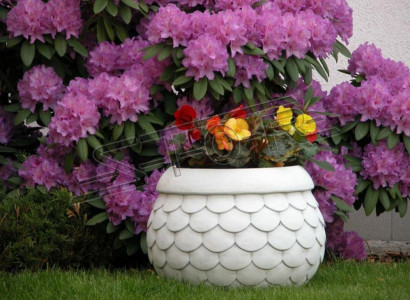 Blumentöpfe Kasten Topf Blumen Töpfe XXL Dekorative Garten Beton Terrasse