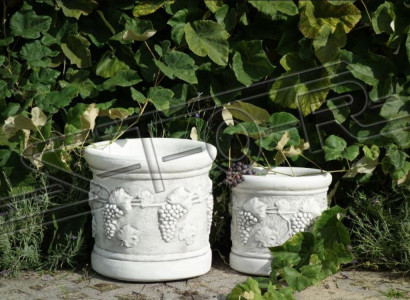 Blumenvase Blumen Kasten Garten Stein Deko Dekoration Antik Stil Blumen