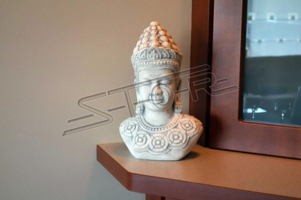 Buddha Skulptur Büste Große Skulptur für Garten und Wohnbereich