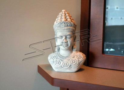 Buddha Skulptur Büste Große Skulptur für Garten und Wohnbereich