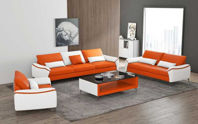 Weiß Sofagarnitur Couchgarnitur Ledersofa Sofa Komplette Wohnzimmer