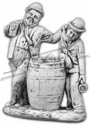 Charlie Chaplin Blumenkübel Pflanz Kübel Dekoration Figur Blumentöpfe