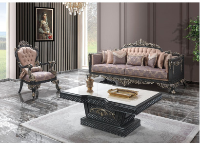 Luxus Sofagarnitur Komplette Couchgarnitur Grau Polstersofa Stoffsofa sofa