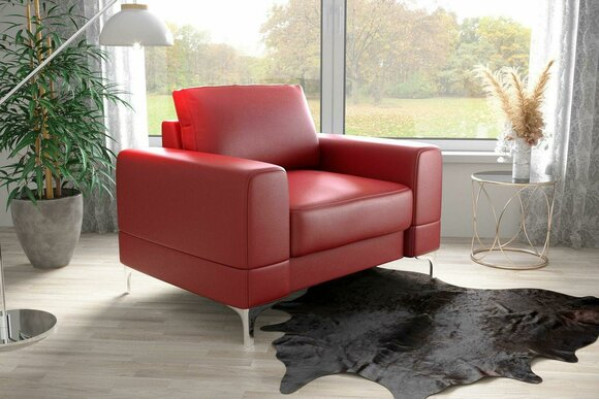 Couch Polster Lehn Stuhl Einsitzer Fernseh Polster Sessel 1 Sitzer Lounge Club