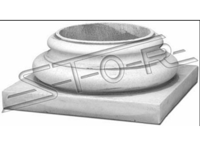 Dekoration Säule Säulen Stein Antik Stil Rom Ständer Sockel Säulenfüß Neu Sofort
