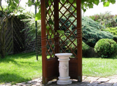 Dekoration Säule Säulen Stein Antik Stil Römische Blumenstander Weiß Ständer